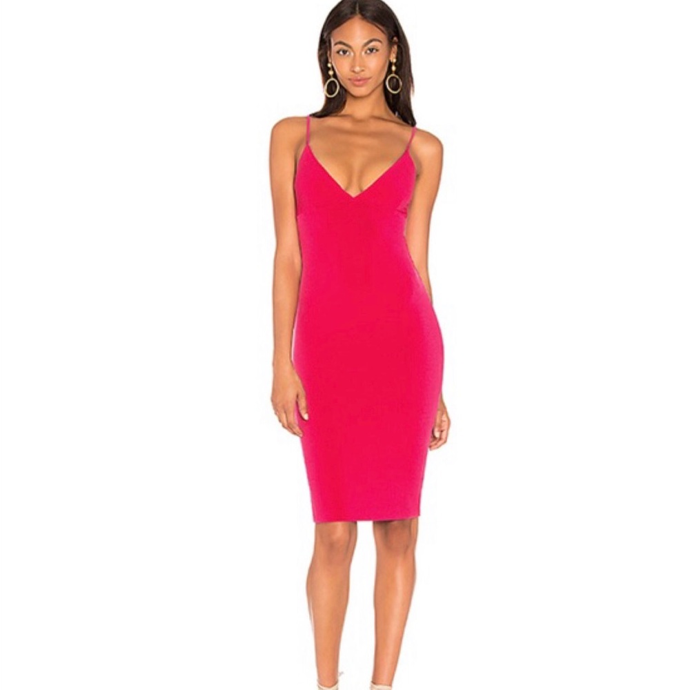 NWT Nookie x REVOLVE Ti Amo Shift Dress in Cerise size Small